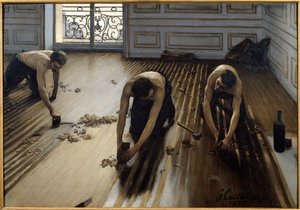 Tasainen parketti tekijältä Gustave Caillebotte