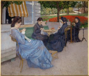 Muotokuva maaseudulla (öljy kankaalle) tekijältä Gustave Caillebotte