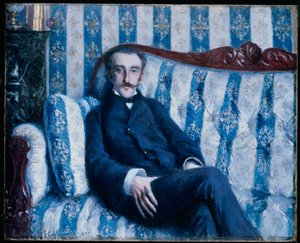 Monsieur R:n muotokuva, 1877 tekijältä Gustave Caillebotte
