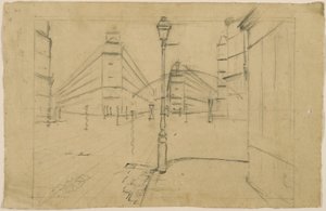 Paris Streetin tutkimus; Sateinen päivä tekijältä Gustave Caillebotte