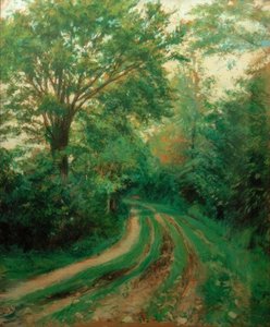 Tiellä lukee myös Route in Normandy tekijältä Gustave Caillebotte