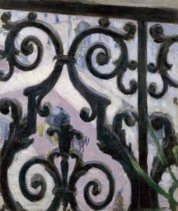 Näkymä parvekkeelta - Näkymä parvekkeelta - Gustave Caillebotten (1848-1894) maalaus tekijältä Gustave Caillebotte