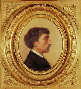 Charles Garnier, arkkitehti, jonka suunnitelmat uudesta ... tekijältä Gustave Clarence Rodolphe Boulanger