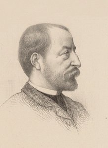 Säveltäjä Camille Saint-Saënsin muotokuva 1835-1921, 1884. tekijältä Gustave Clarence Rodolphe Boulanger