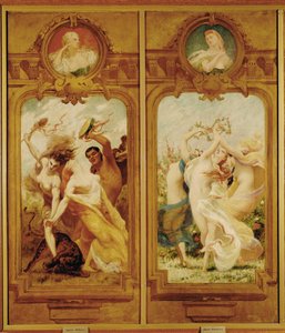 Foyer de la Danse -huoneessa on neljä Boulangerin tekemää seinämaalausta, jotka esittävät Danse Bachiquea, Bacchanaliaa ja danse champetrea, maalaistanssia... (seinämaalaus). tekijältä Gustave Clarence Rodolphe Boulanger