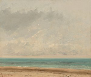 Tyyni meri, 1866. tekijältä Gustave Courbet