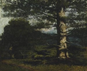 Hautevillen setripuu tekijältä Gustave Courbet