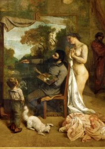 Das Atelier tekijältä Gustave Courbet