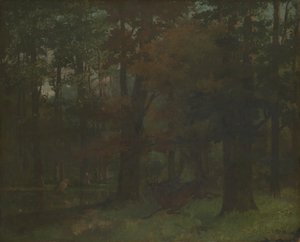 Metsässä tekijältä Gustave Courbet