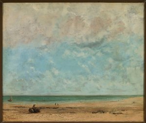 Rannikkomaisema tekijältä Gustave Courbet