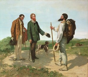 Kokous tai Hei Monsieur Courbet tekijältä Gustave Courbet