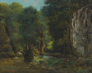 Le Puits Noir (Louen rotkot) tekijältä Gustave Courbet