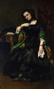Madame Auguste Cuoq Mathilde Desportes, 1827-1910, n. 1852-57. tekijältä Gustave Courbet