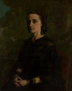 Madame Frederic Breyer Fanny Hélène Van Bruyssel, 1830-1894, 1858. tekijältä Gustave Courbet