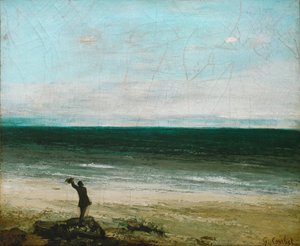 Palavas (öljy kankaalle) tekijältä Gustave Courbet