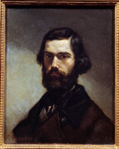 Jules Vallesin (1832-1885) muotokuva kirjailija, toimittaja ja poliitikko. Gustave Courbetin (1819-1877) maalaus tekijältä Gustave Courbet