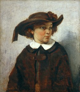 Nuoren tytön muotokuva tekijältä Gustave Courbet