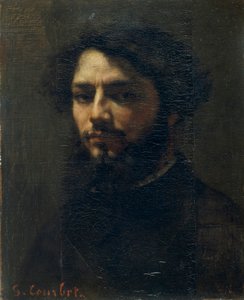 Omakuva, c. 1850. tekijältä Gustave Courbet