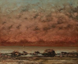 Trouvillen mustat kalliot tekijältä Gustave Courbet