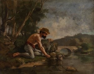 Kalastaja tekijältä Gustave Courbet
