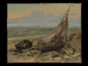 Kalastusvene tekijältä Gustave Courbet