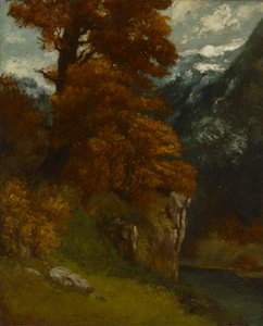 The Glen at Ornans (Banks of the Doubs; Effect of tekijältä Gustave Courbet