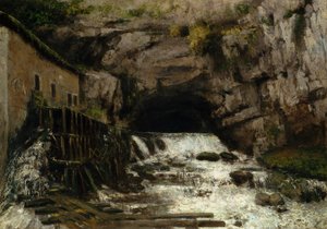 Louen lähde, 1864 tekijältä Gustave Courbet
