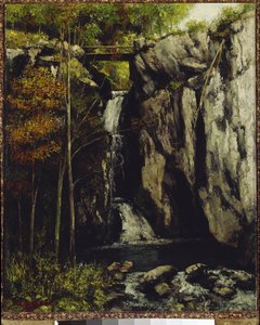 Gour de Conchen kaatuminen, Myon (öljy kankaalle tekijältä Gustave Courbet