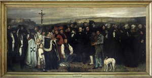 Hautajaiset Ornansissa - Gustave Courbet, Musée d
