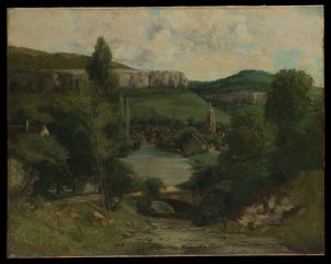 Näkymä Ornansista tekijältä Gustave Courbet