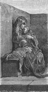 "Kylmä lepopaikka", 1872. tekijältä Gustave Dore