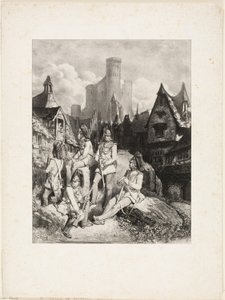 Ryhmä itävaltalaisia vartijoita tekijältä Gustave Dore