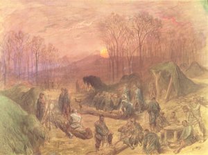 Sotilaallinen leiri tekijältä Gustave Dore