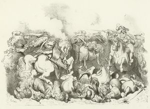 Panos valohevosesta Louis XIV:n hallituskaudella (syväpaino)
