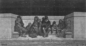 "Sleep Under the Stars", 1872. tekijältä Gustave Dore