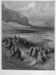Antiokian taistelu Gustave Dorén ensimmäisen ristiretken aikana tekijältä Gustave Dore