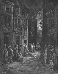 "Bluegate Fields", 1872. tekijältä Gustave Dore