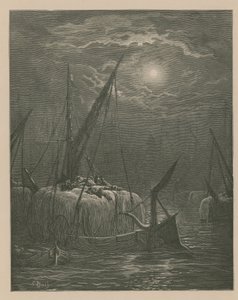 Veneitä Thamesilla tekijältä Gustave Dore