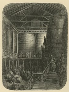 Panimon työntekijät varastossa tekijältä Gustave Dore