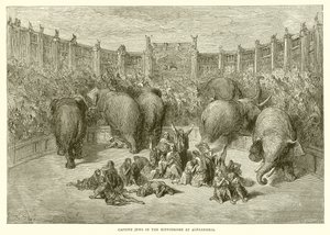 Vangitut juutalaiset Aleksandrian hippodromissa tekijältä Gustave Dore