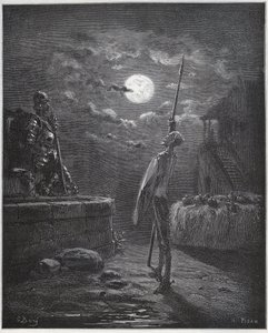 Don Quijote vahtii käsiään - Miguel Cervantesin "Don Quijote de la Manchasta" tekijältä Gustave Dore