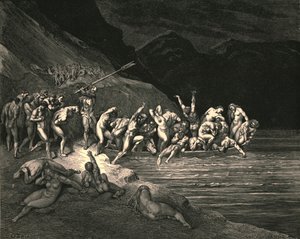 Samoin Adamsin paha sikiö, vuodelta 1890. tekijältä Gustave Dore