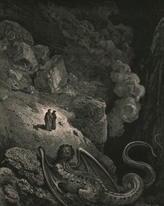 Välittömästi ilmestyi kuva petoksesta, c1890. tekijältä Gustave Dore