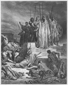 Gustave Dore Raamattu: Nälänhätä Samariassa tekijältä Gustave Dore