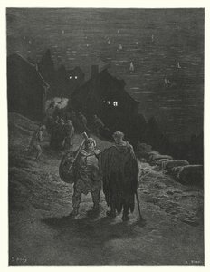 Gustave Doren kuvitus Coleridgen teokseen Rime of the Ancient Mariner (kaiverrus). tekijältä Gustave Dore