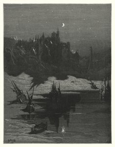 Gustave Doren kuvitus Coleridgen teokseen Rime of the Ancient Mariner (kaiverrus). tekijältä Gustave Dore