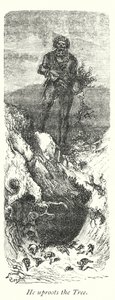 Hän juurruttaa puun (kaiverrus) tekijältä Gustave Dore