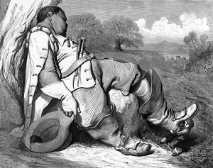 Hop o my Thumb, kaiverrus Gustave Doré. tekijältä Gustave Dore