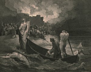 En kuullut, mitä ehtoja hän tarjosi heille, c1890. tekijältä Gustave Dore