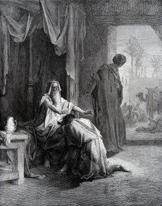 Iisak siunaa Jaakobia tekijältä Gustave Dore